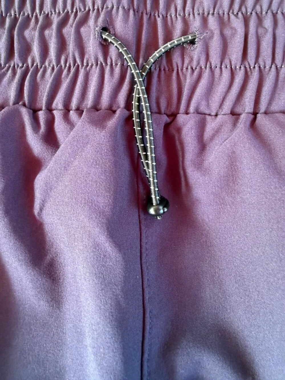 Purple XL Xersion Athletic Shorts with Zipper Pockets